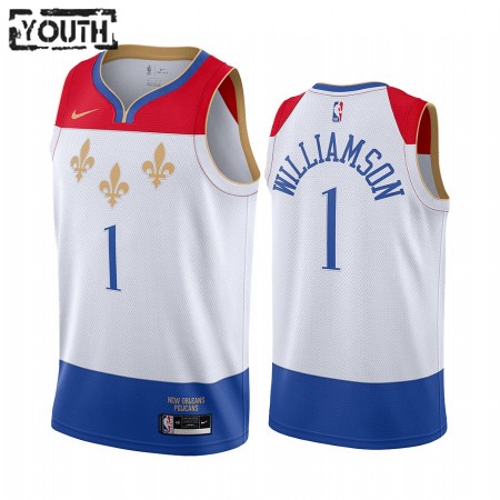 Dres New Orleans Pelicans Zion Williamson 1 2020-21 City Edition Swingman - Dječji